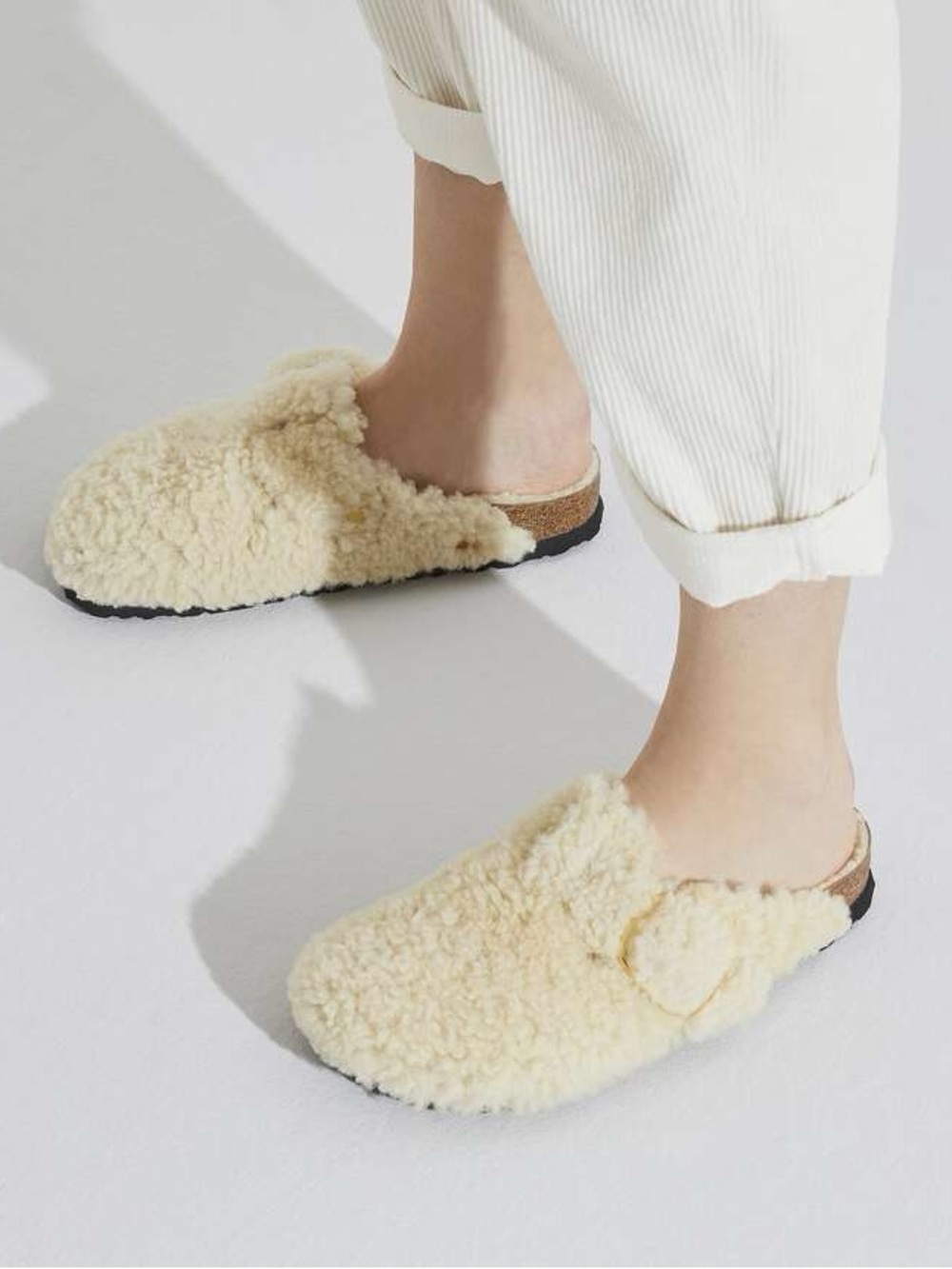 Birkenstock Boston Big Buckle - Shearling